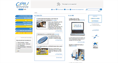 Desktop Screenshot of cfau.fr