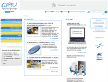 Tablet Screenshot of cfau.fr